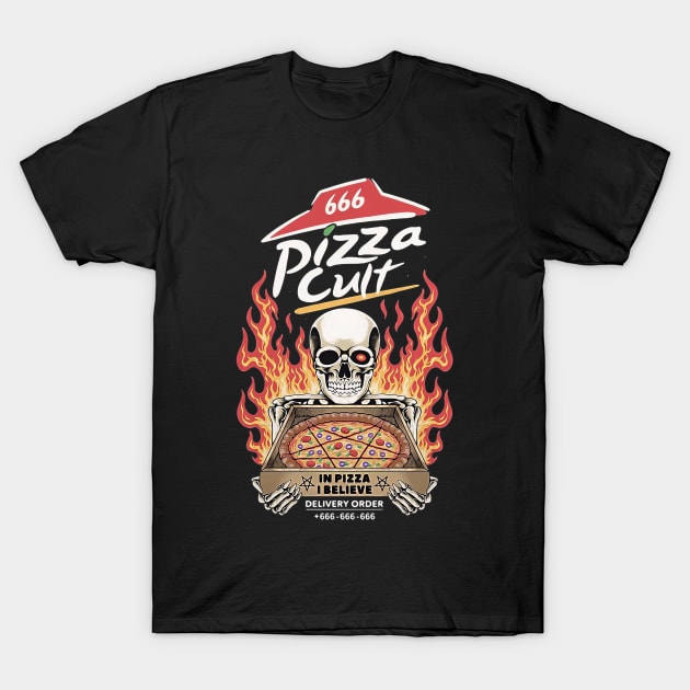 Pizza Cult T-Shirt by Parody Merch